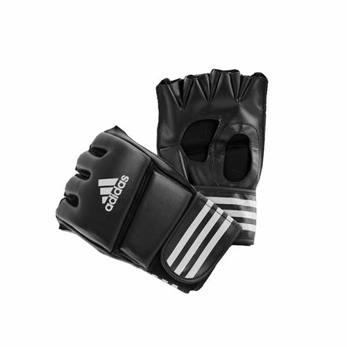 Gant Combat Libre PU sans pouce Noir/Blanc Taille M