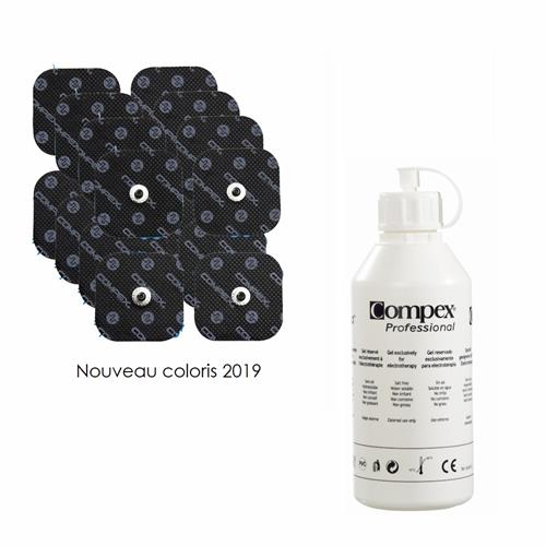 Pack 4 sachets d' électrodes + gel