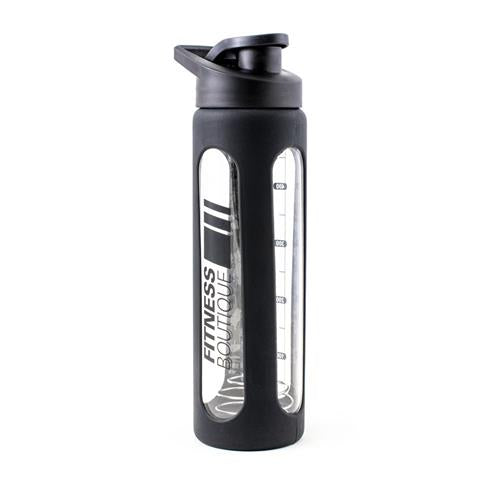 Glass Shaker Bottle Black 550 ml