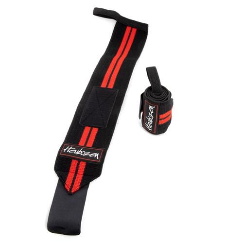 Protège-poignets - 38 cm - Noir et rouge