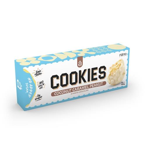 Protein Cookies Coco Caramel & Cacahuètes Boîte de 128 g