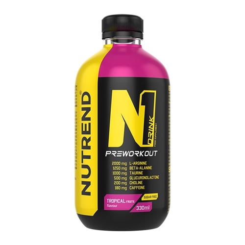 N1 Drink Pre WorkOut Tropical Bouteille de 330 ml