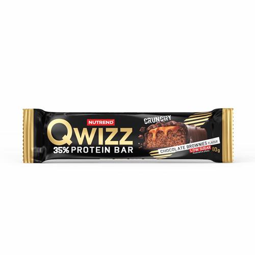 Qwizz 35% Protein Bar Chocolat Brownie Barre de 60 g