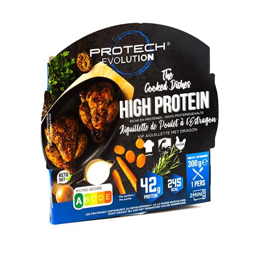 Plat cuisiné protéiné - Aiguillette de Poulet à l'Estragon 300 g