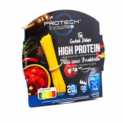 Plat Cuisiné Protéiné - Pâtes sauce Arrabbiata 300 g