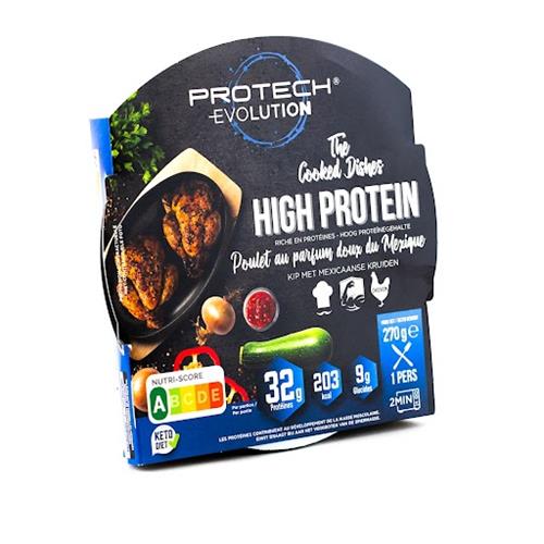 Plat cuisiné protéiné - Poulet Doux du Mexique 270 g