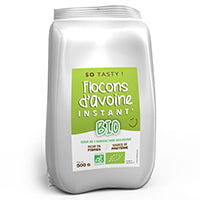 Flocons Avoine Instant BIO en Poudre Sachet de 500 g