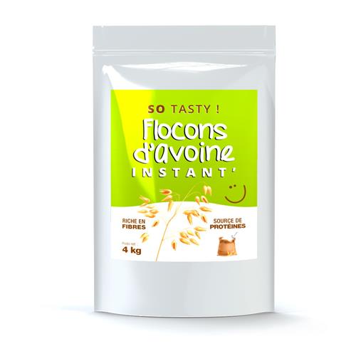 Flocons Avoine Instant en Poudre Sachet de 4 kg