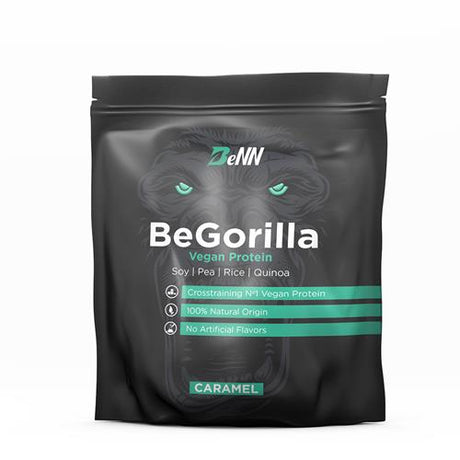 Protéine Vegan Be Gorilla Caramel Sachet de 900 g