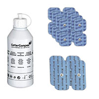 Pack 6 sachets d'électrodes EasySnap + gel 