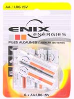 Piles alcalines1.5V LR6