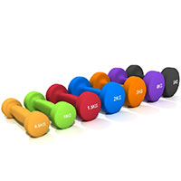 Paire Haltères Vinyle 1 kg