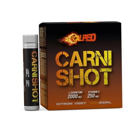Carni Shot Citron vert Etui de 20 Monodoses de 25 ml