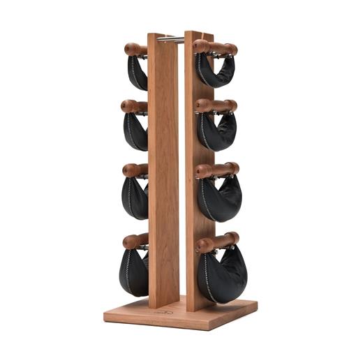 Tour merisier avec poids Set 2,4,6,8 kg