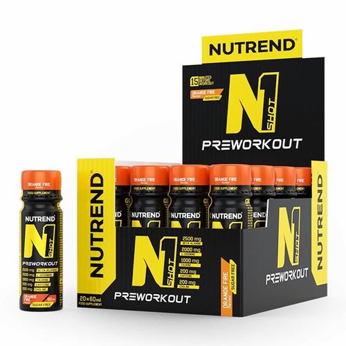 N1 Shot Orange Fire Boîte de 20 Monodoses de 60 ml